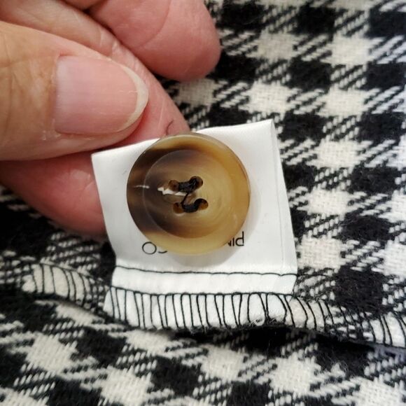NWT, Pinkmarket black and white CLASSIC plaid. Button down shirt. SIZE L… - Picture 9 of 10